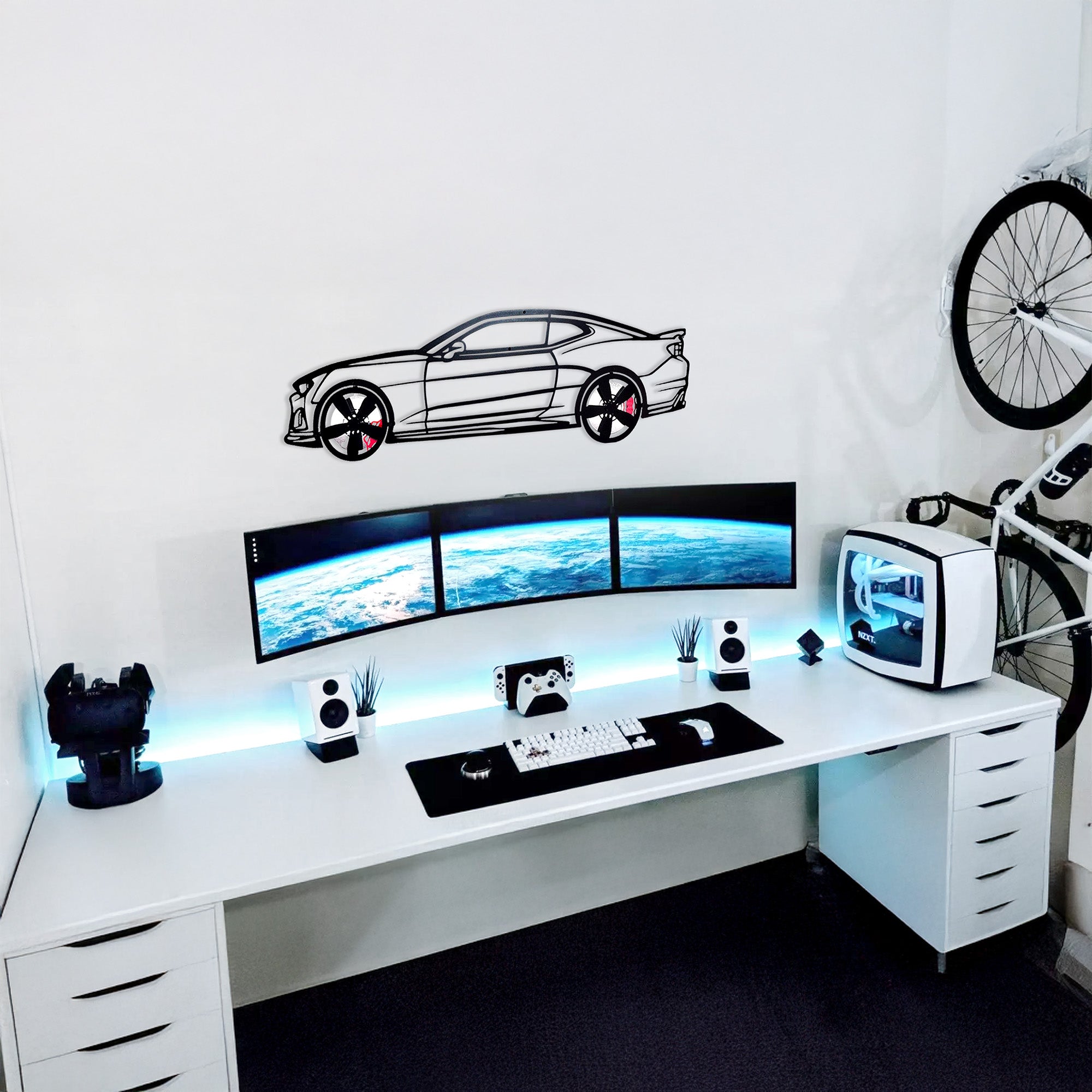 2019 Camaro ZL1 Metal Wall Art – Spinning Wheels Muscle Decor-KAFMEKA005
