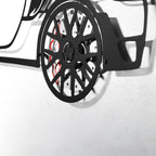 2019 911 GT2 RS Wall Art – Steel Cut with Spinning Wheels-KAFMEKA006
