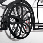 2020 Cayman GT4 Wall Art – Steel Silhouette with Spinning Wheels-KAFMEKA007