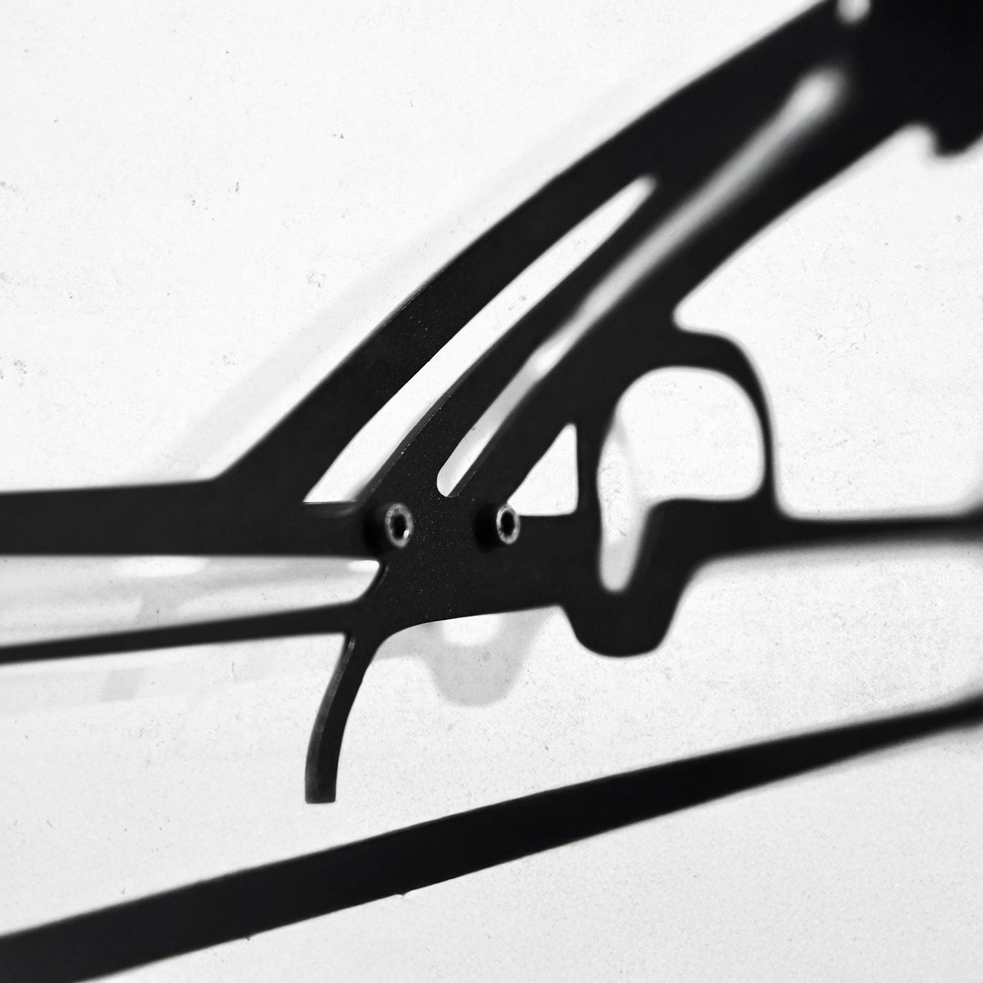 2022 Panamera 4S Wall Art – Steel Silhouette with Spinning Wheels-KAFMEKA009