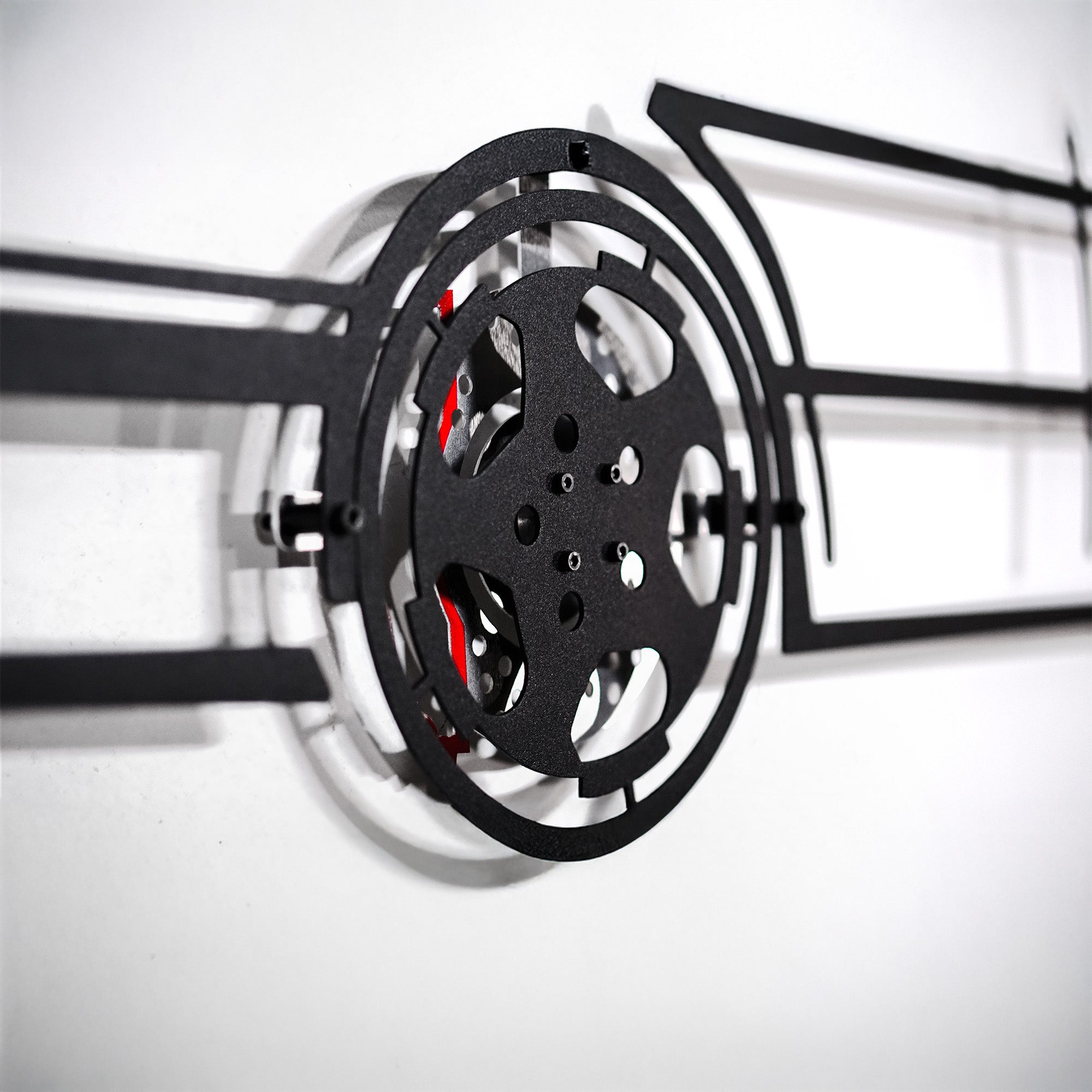E34 M5 Wall Art – Classic Steel Silhouette with Spinning Wheels-KAFMEKA014