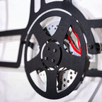 E36 M3 Wall Art – Classic Steel Silhouette with Spinning Wheels-KAFMEKA015