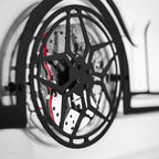 M3 F80 Wall Art – F80 Steel Silhouette with Spinning Wheels-KAFMEKA017