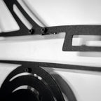 Impala Wall Art – Classic Steel Silhouette with Spinning Wheels-KAFMEKA019