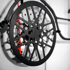 Impala Wall Art – Classic Steel Silhouette with Spinning Wheels-KAFMEKA019