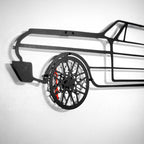 Impala Wall Art – Classic Steel Silhouette with Spinning Wheels-KAFMEKA019