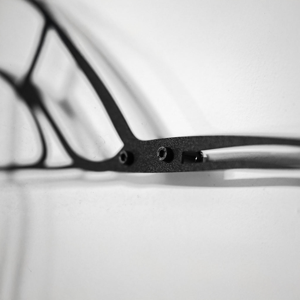 1956 Bel Air Wall Art – Classic Steel Silhouette with Spinning Wheels-KAFMEKA020