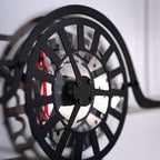 1956 Bel Air Wall Art – Classic Steel Silhouette with Spinning Wheels-KAFMEKA020