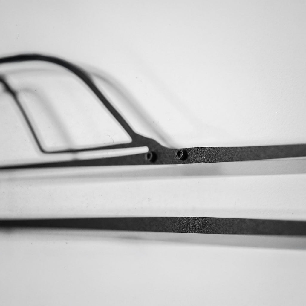 1964 Impala Wall Art – Classic Steel Silhouette with Spinning Wheels-KAFMEKA022