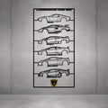 Aventador Gen's Metal Neon Car Wall Art - MTN0271