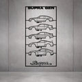Supra Gen's Metal Neon Car Wall Art - MTN0270