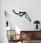 Suzuka Formula 1 Metal Circuit Wall Art - MT1100
