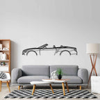 Continental GT Speed convertible Classic Silhouette Metal Wall Art