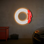 Custom Brake Unit Metal Neon Wall Art