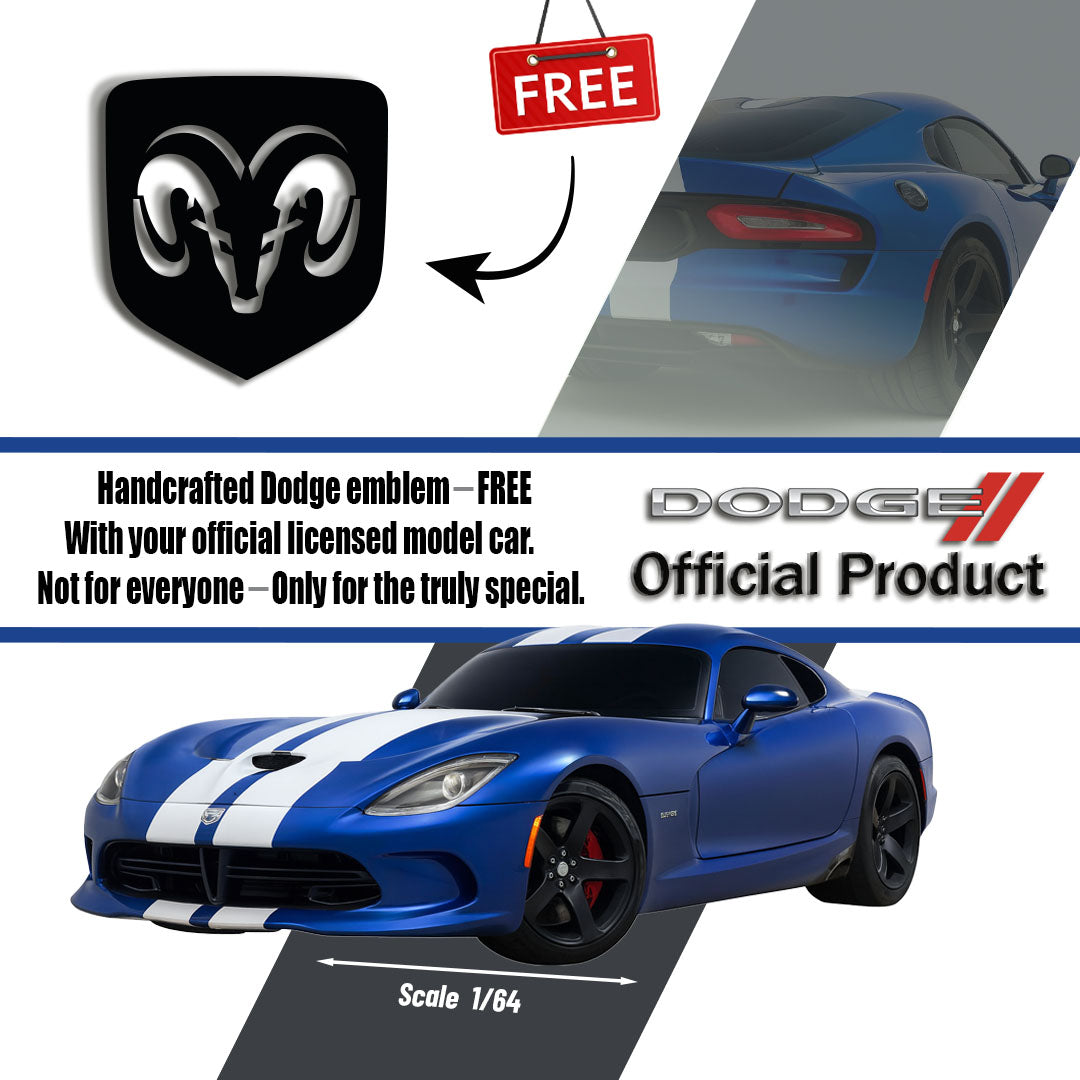 Dodge - Metal Emblem - Official Licensed Model Car - MT1040
