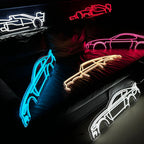 Charger 2017 Neon Silhouette