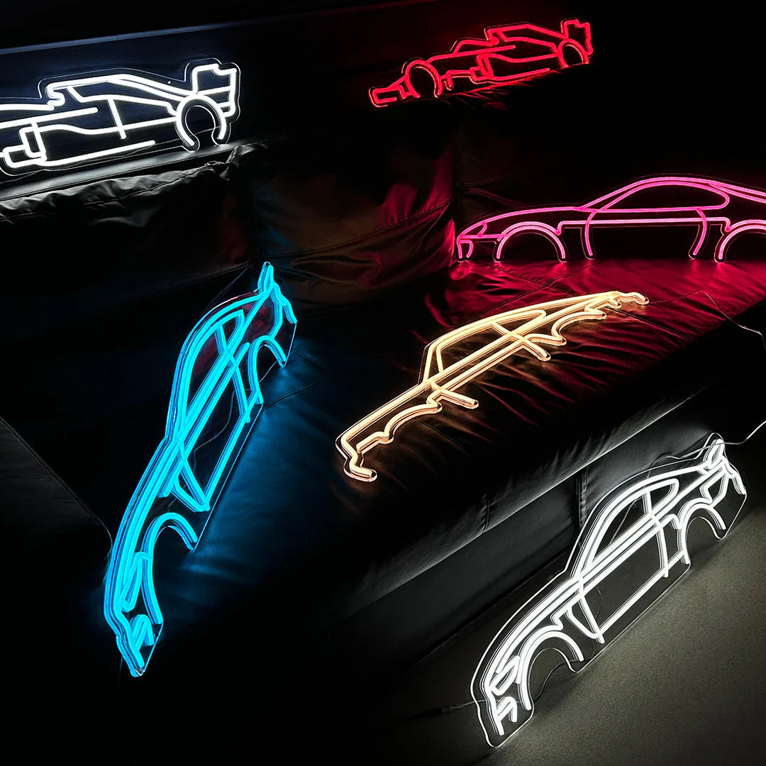 Charger 2017 Neon Silhouette