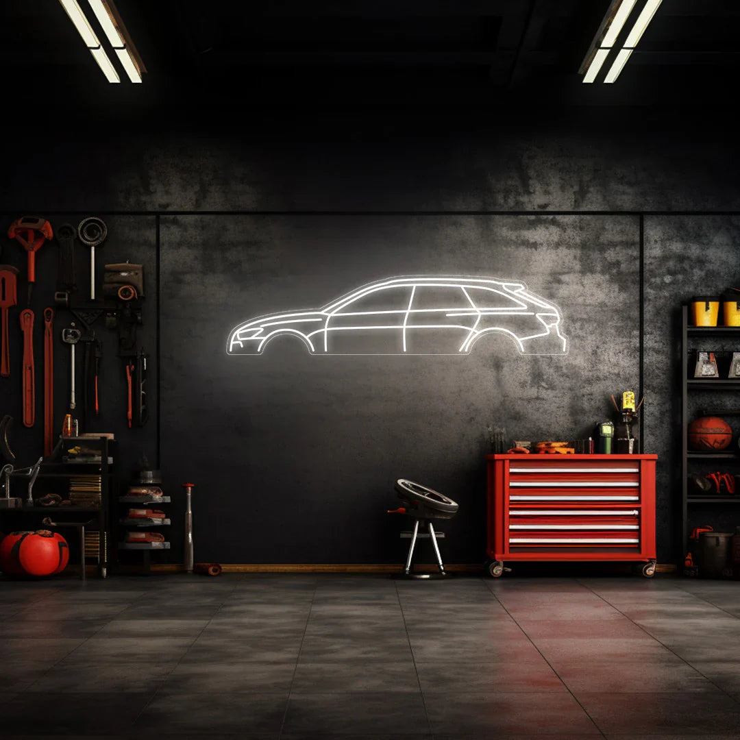 RS6 2021 Neon Silhouette