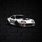 Supra MK4 Perspective Neon Car Wall Art - UV0010