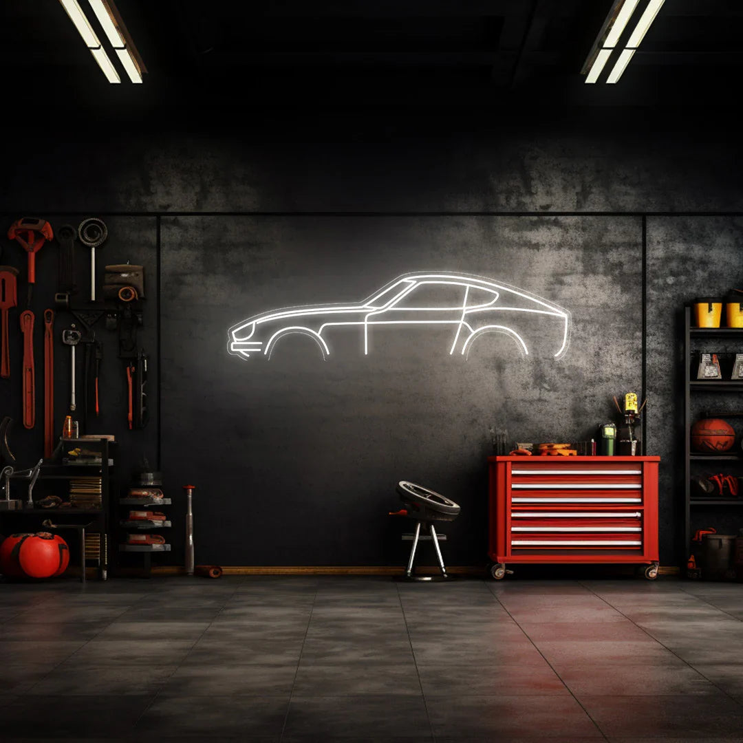 260Z 1974 Neon Silhouette