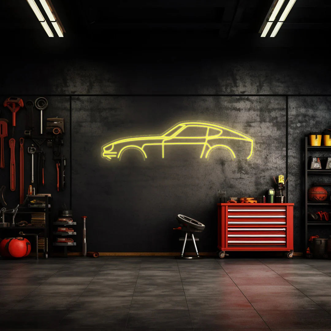 260Z 1974 Neon Silhouette